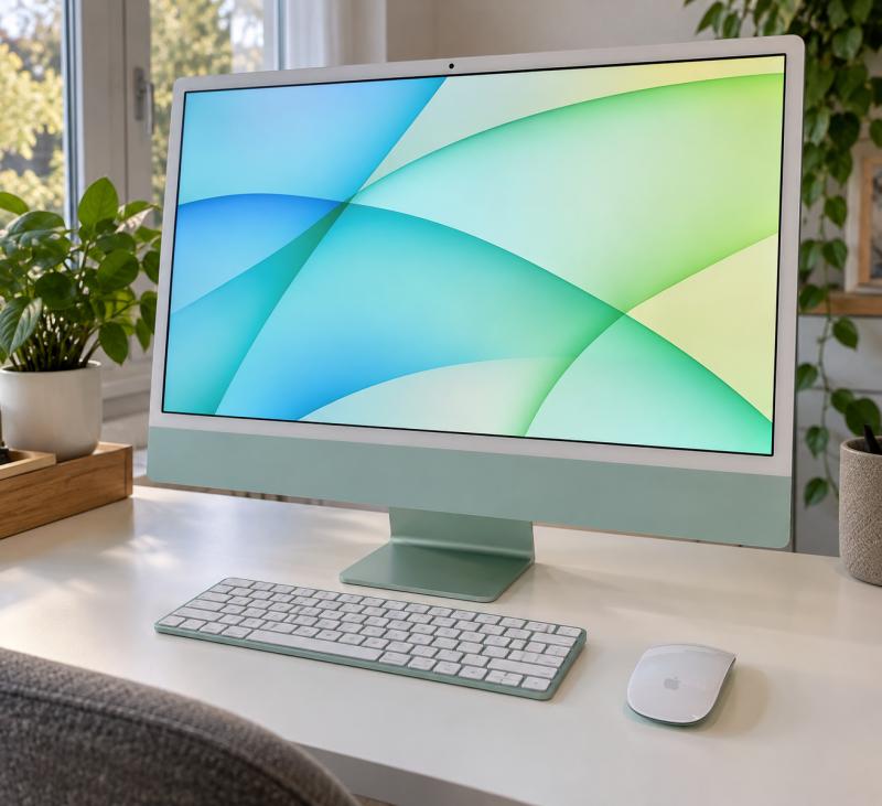 iMac 24" M1 4 portos, zöld