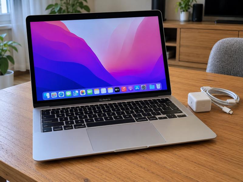 MacBook Air M1 8/256GB, ezüst